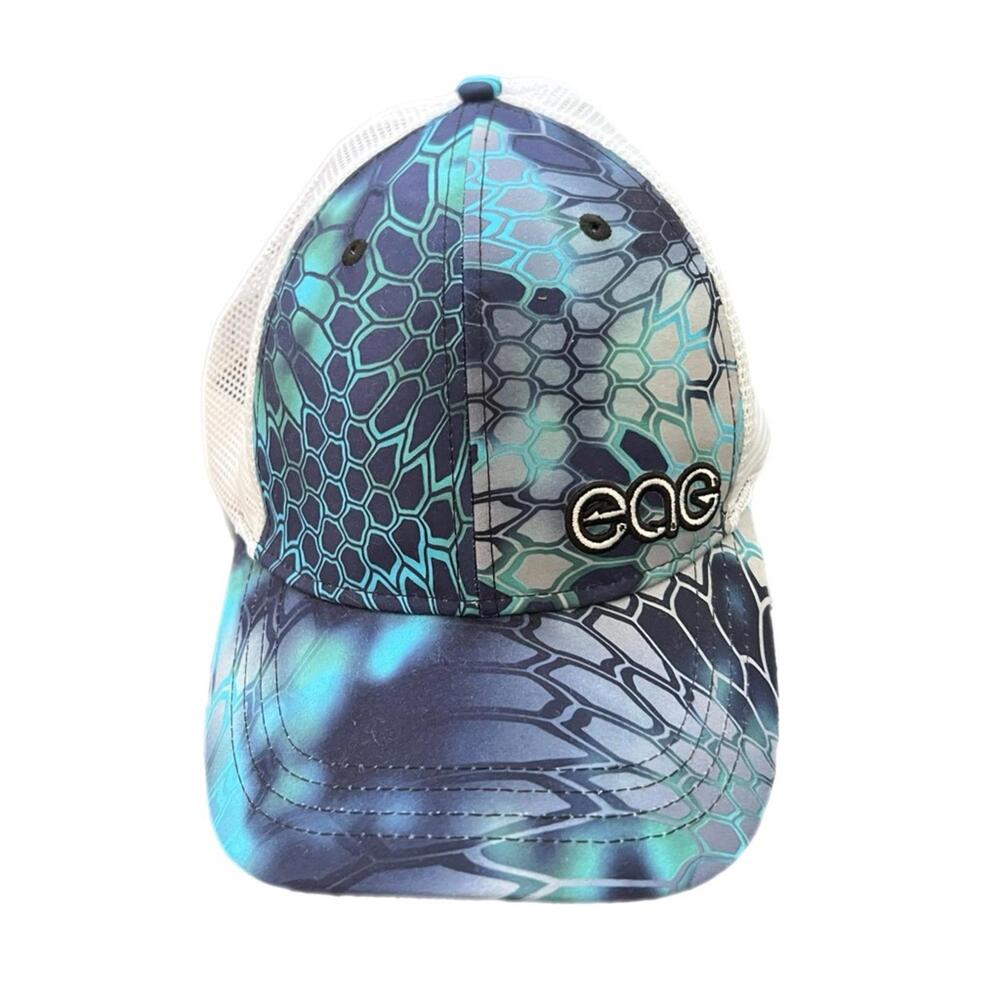 Paramount Outdoors EAG Trucker Hat Pontus Blue‎ Scale Camo U05165 L/XL